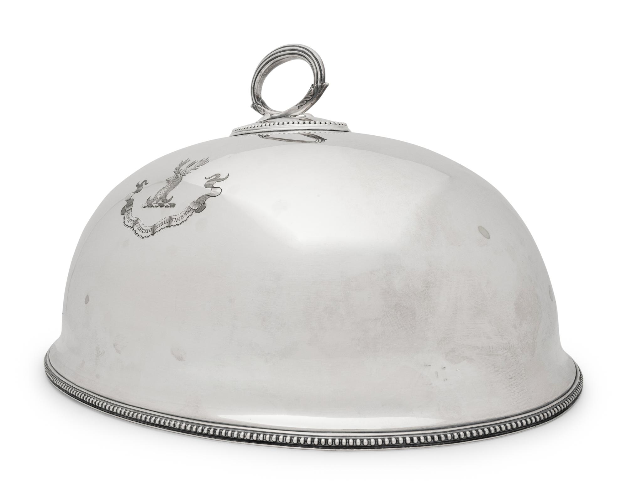 A Fine Pair of Victorian Silver Plate Venison Domes, Richard Martin & Sons, Sheffield, England