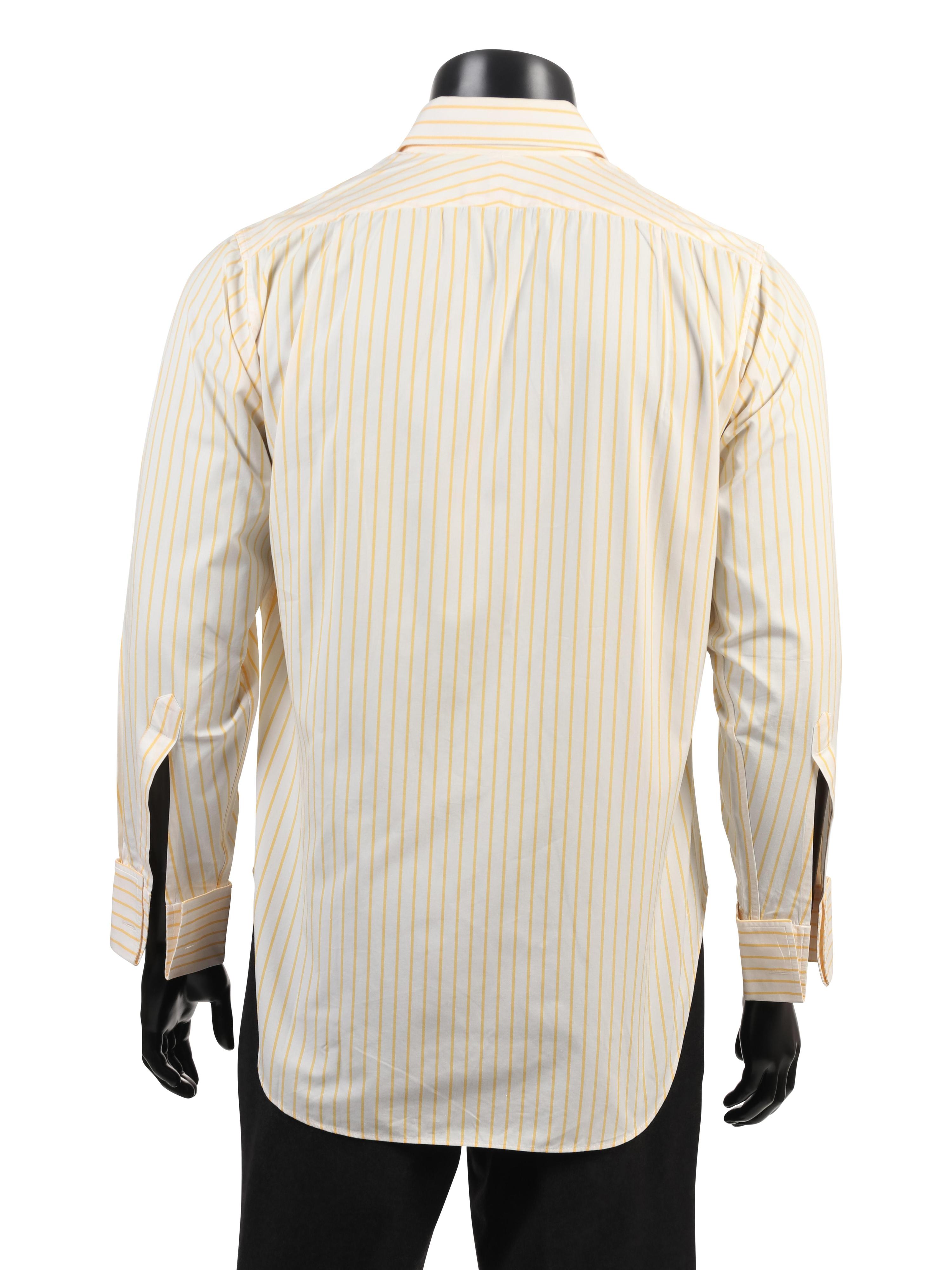 Group of Vintage Men's Designer Shirts, 1990-2000s: Harvey and Hudson, Valentino & Bagutta