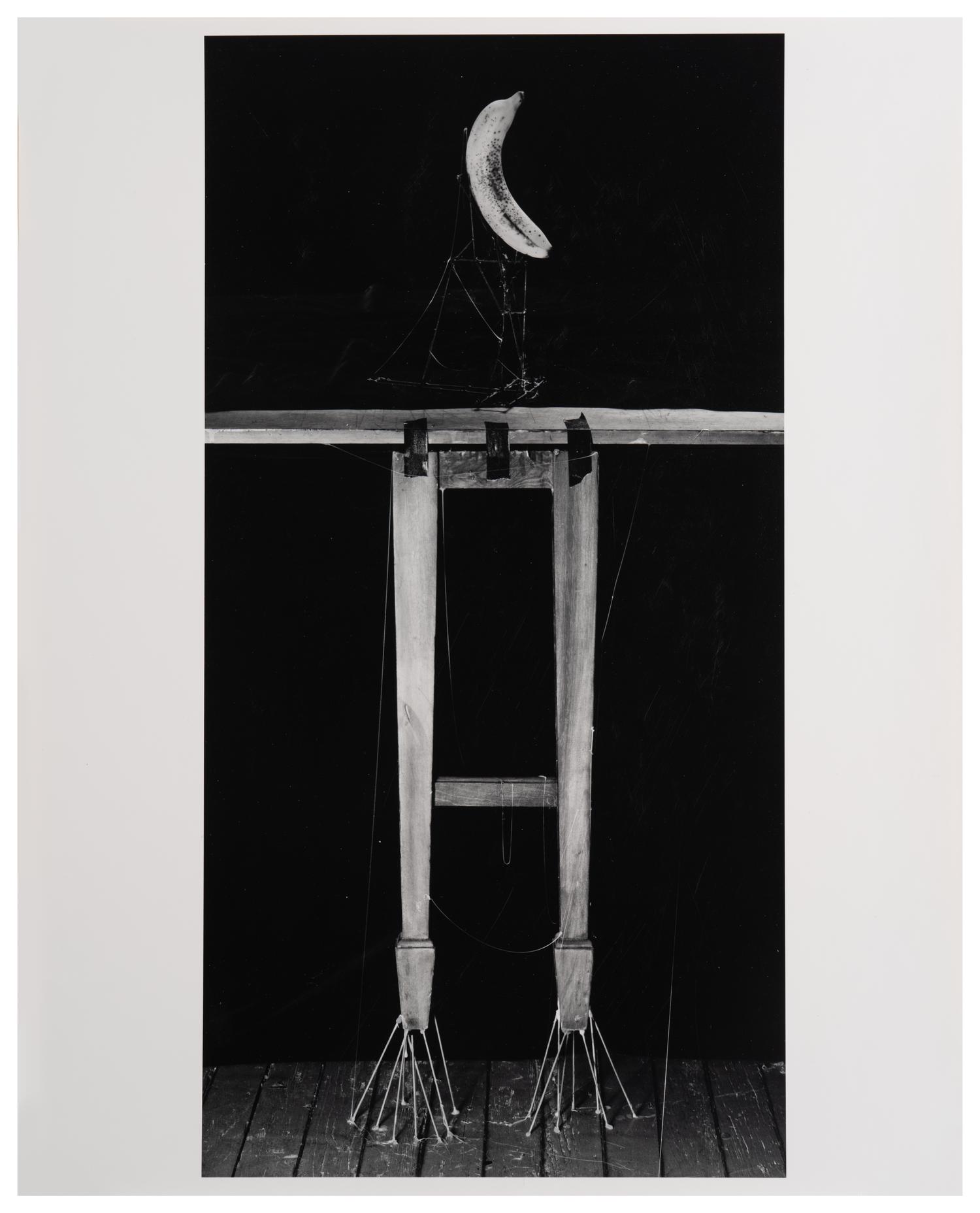 Untitled (Rope and Chair) and Untitled (Banana) , 1984 (two works)
