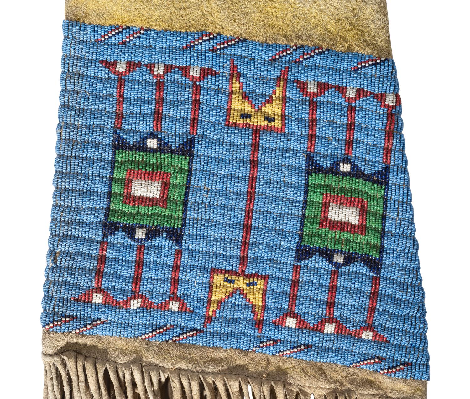 Beaded Hide Rifle Scabbard