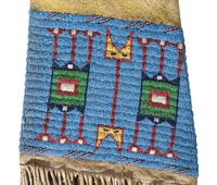 Beaded Hide Rifle Scabbard