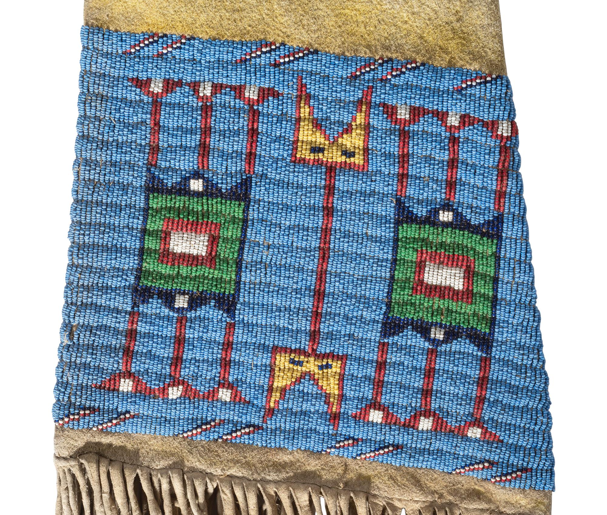 Beaded Hide Rifle Scabbard