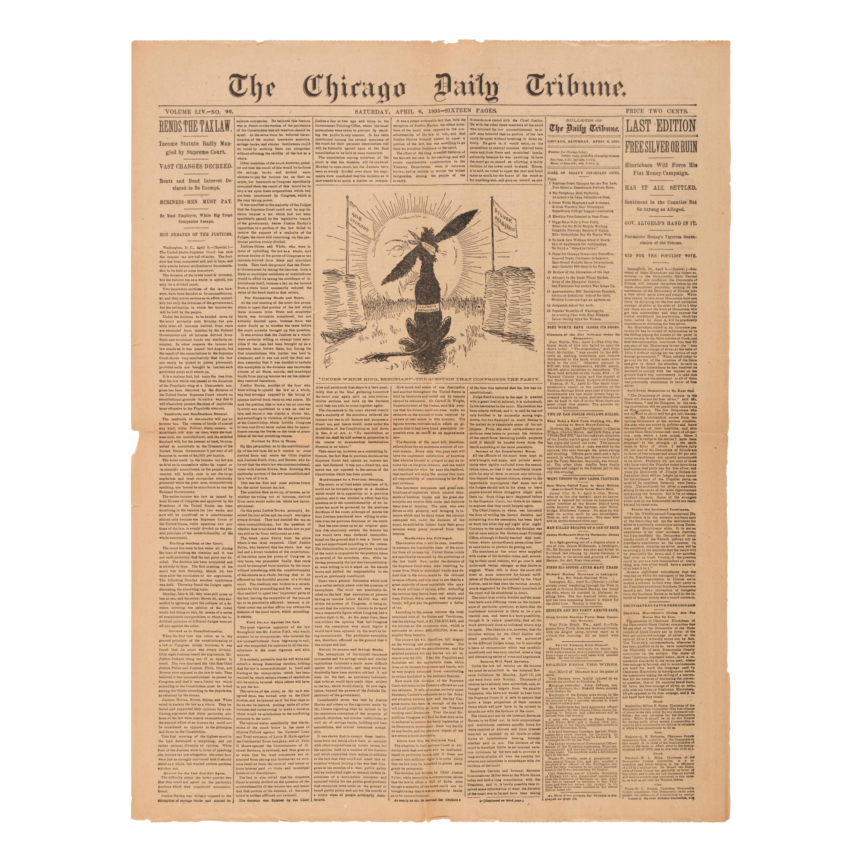 [Chicago Fire]. A large archive of letters, documents, tokens, and ephemera related to the Great Fire.
