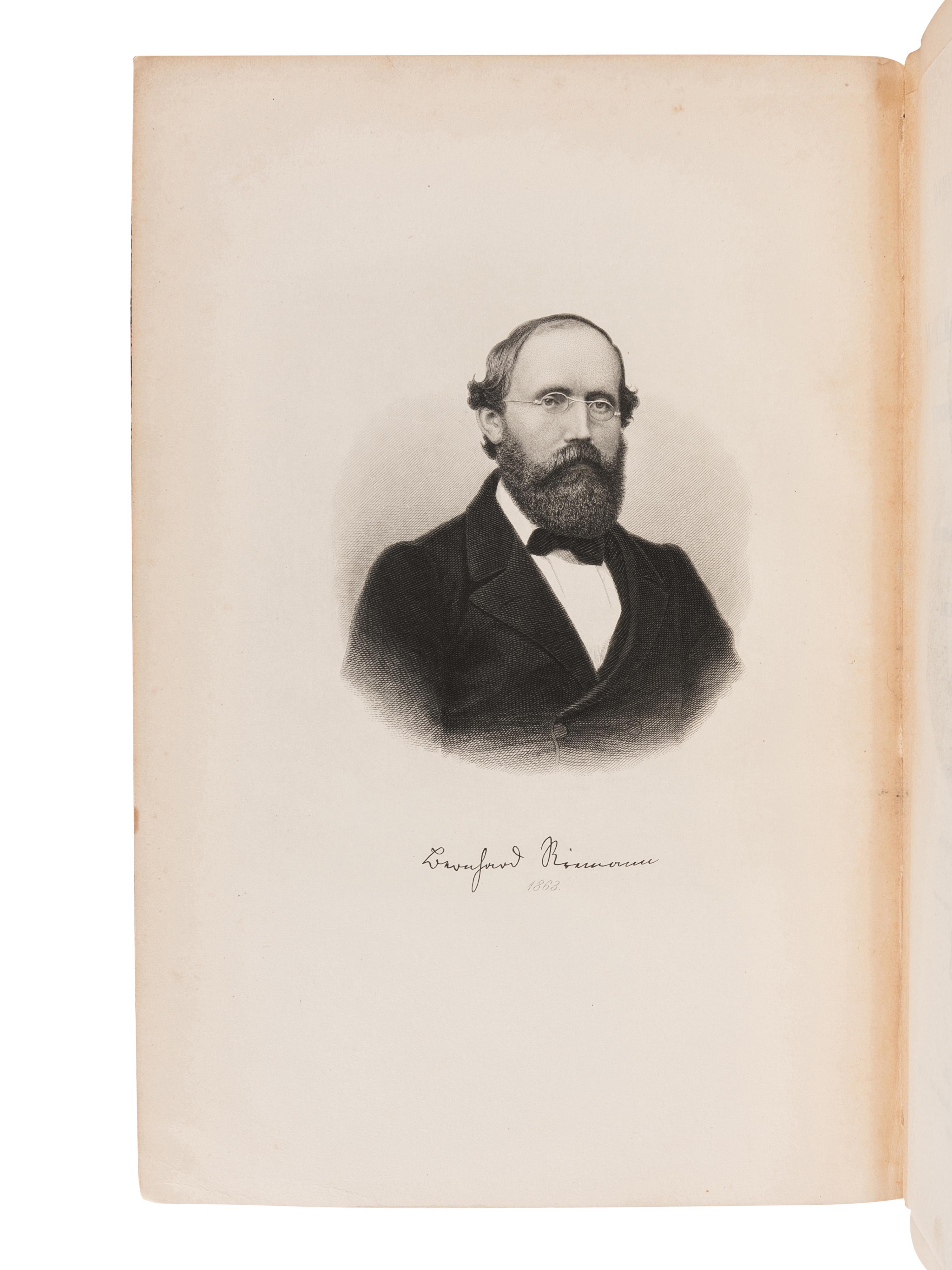 RIEMANN, Georg Friedrich Bernhard (“Bernhard Riemann”) (1826-1866). Gesammelte Mathematische Werke und Wissenschaflicher Nachlass. Herausgegeben Unter Mitwirkung von Richard Dedekind von Heinrich Weber . Heinrich WEBER (1843-1912 ), and Richard DEDEKIND (1831-1916), editors. Leipzig: B.G. Teubner, 1892.