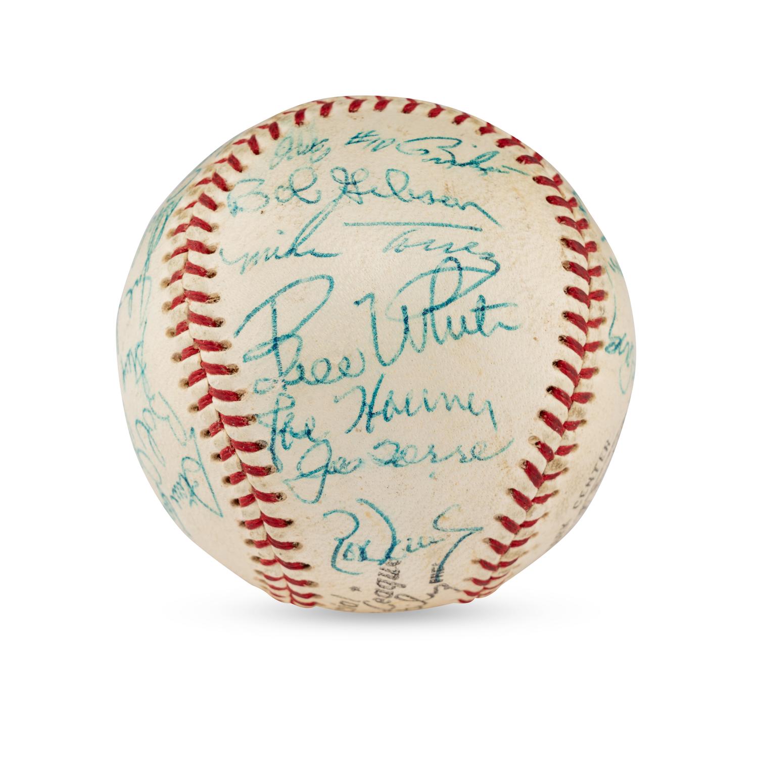 A 1969 St. Louis Cardinals Team Signed Autograph Baseball Including Multiple Hall of Famers (JSA Letter of Authenticity),