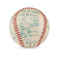 A 1969 St. Louis Cardinals Team Signed Autograph Baseball Including Multiple Hall of Famers (JSA Letter of Authenticity),