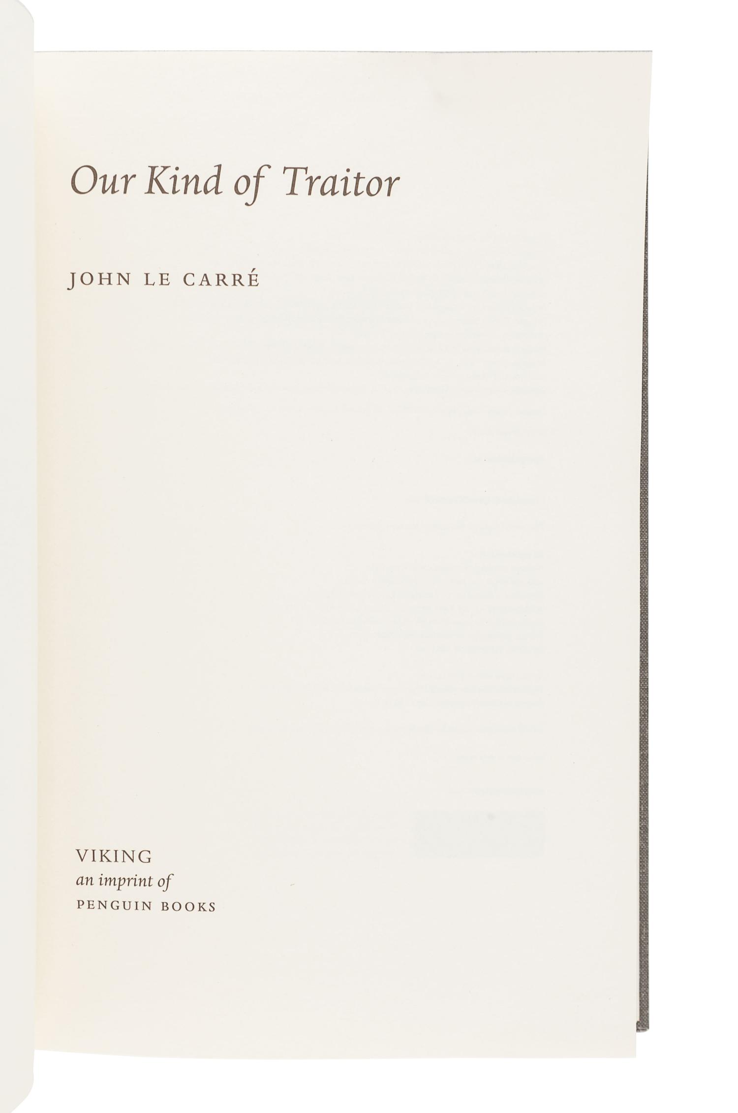 LE CARRÉ, John (1931-2020). A group of 6 works by Le Carré, comprising: