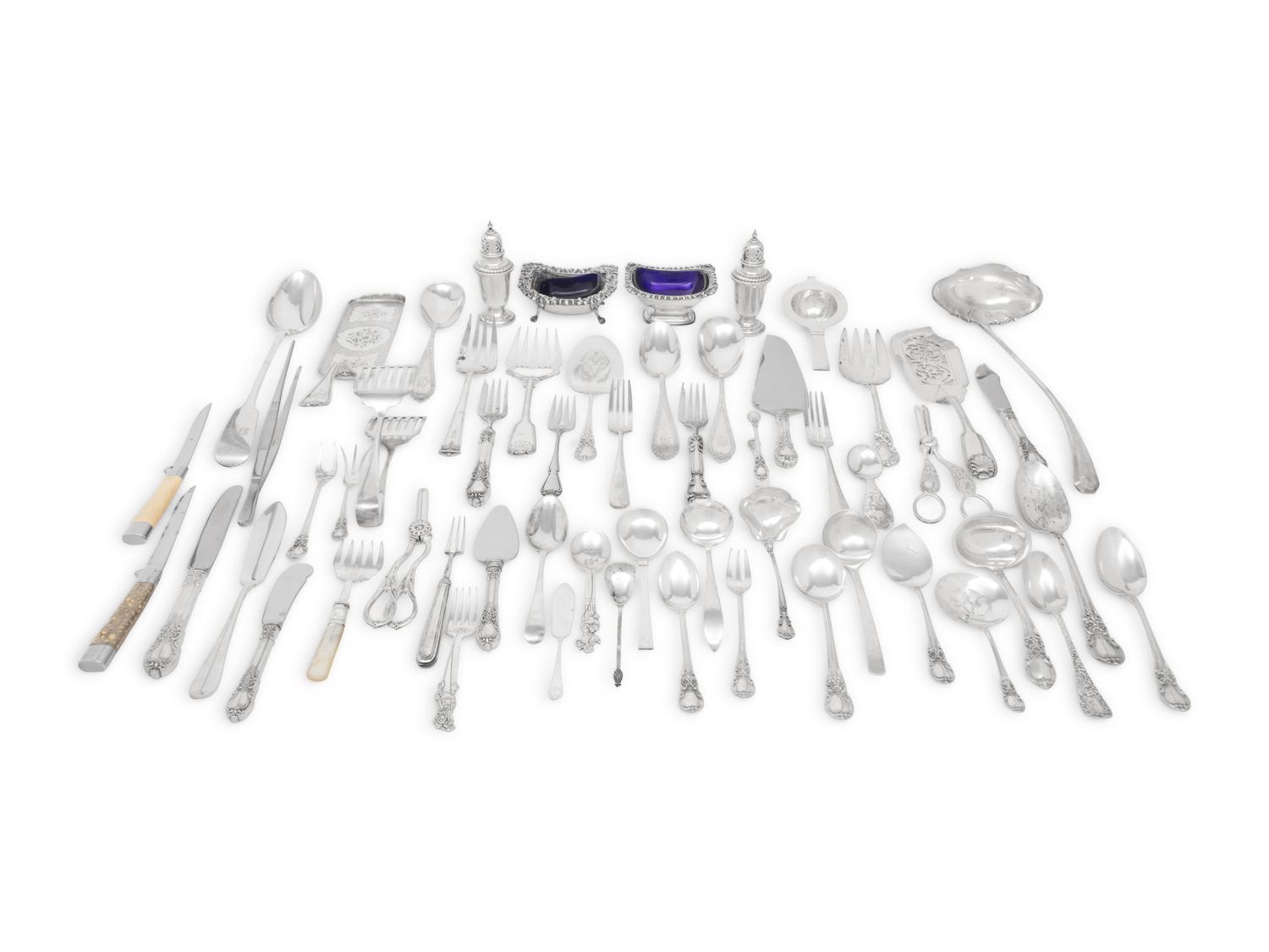 An American Silver Flatware Service