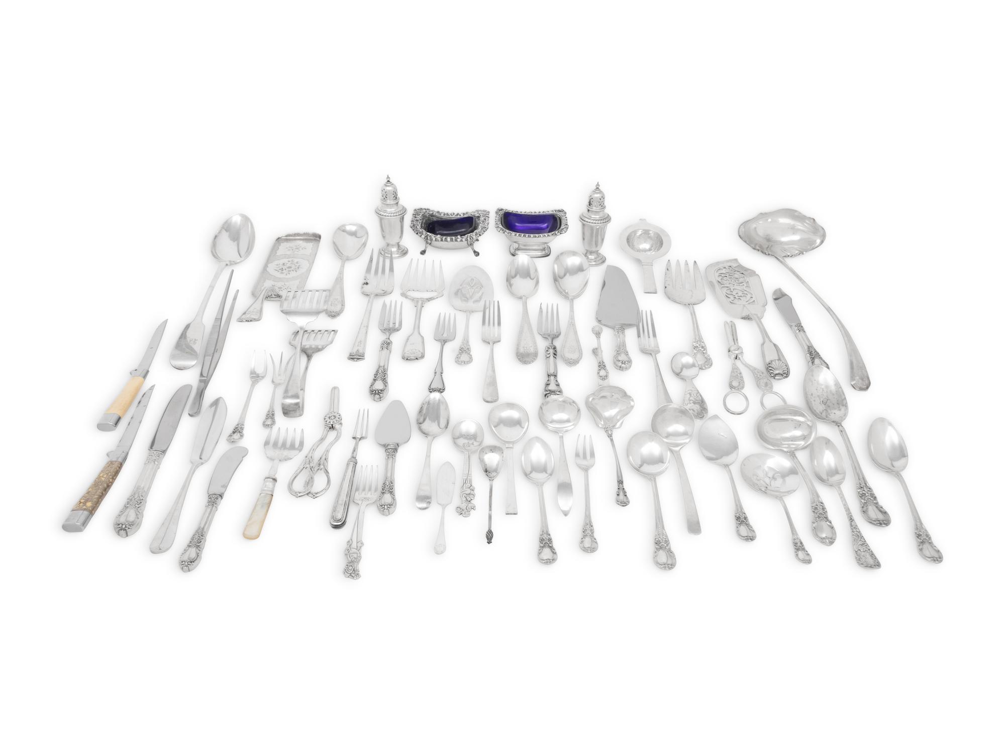 An American Silver Flatware Service