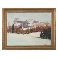 Walter Emerson Baum (American, 1884–1956) — Snow-Covered Hills