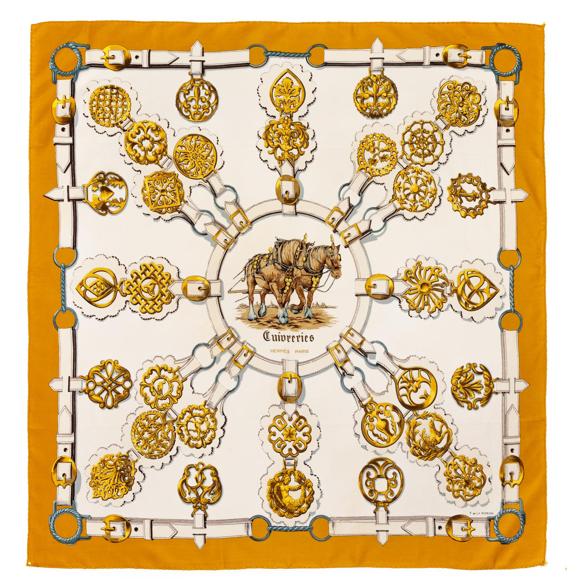 Hermès 90cm Silk Scarf