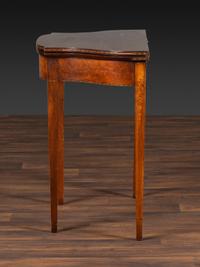 A Federal Figured and Inlaid Mahogany Games Table