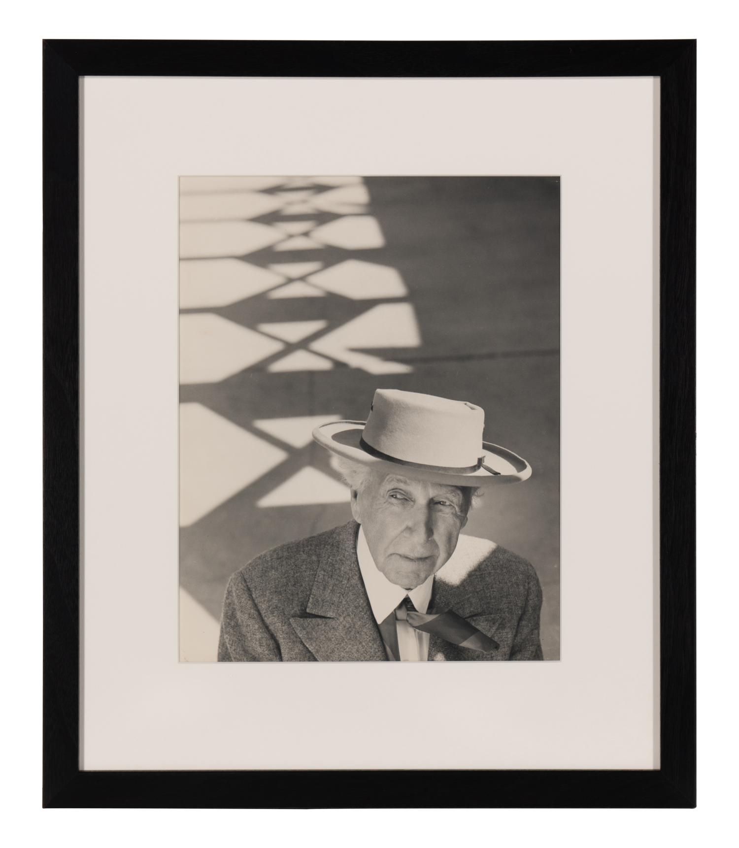ENGSTEAD, John (1909-1983). Portrait of Frank Lloyd Wright. c. 1957.