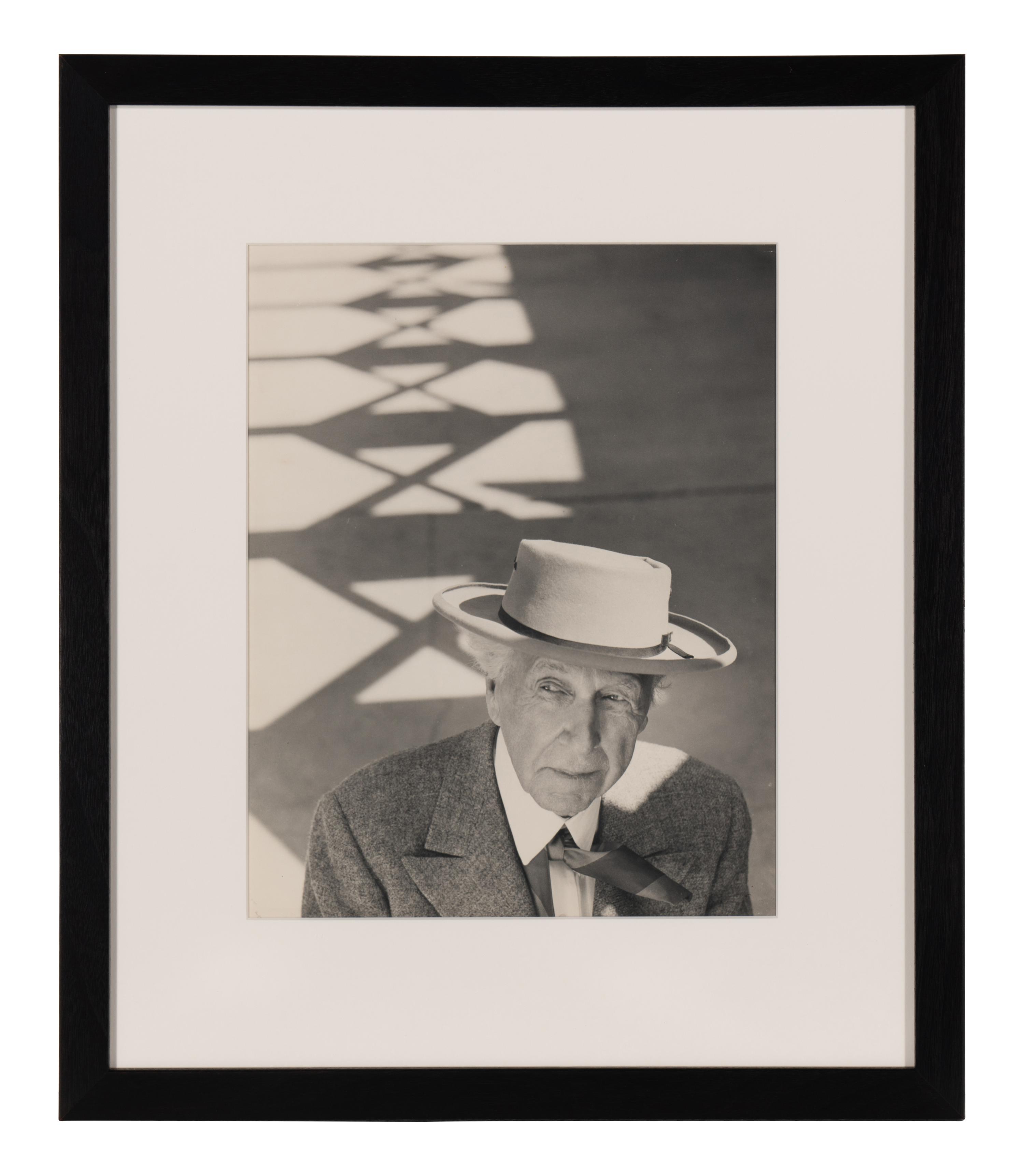 ENGSTEAD, John (1909-1983). Portrait of Frank Lloyd Wright. c. 1957.