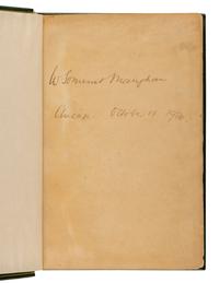 MAUGHAM, W. Somerset (1874-1965). Of Human Bondage . New York: George H. Doran, 1915.