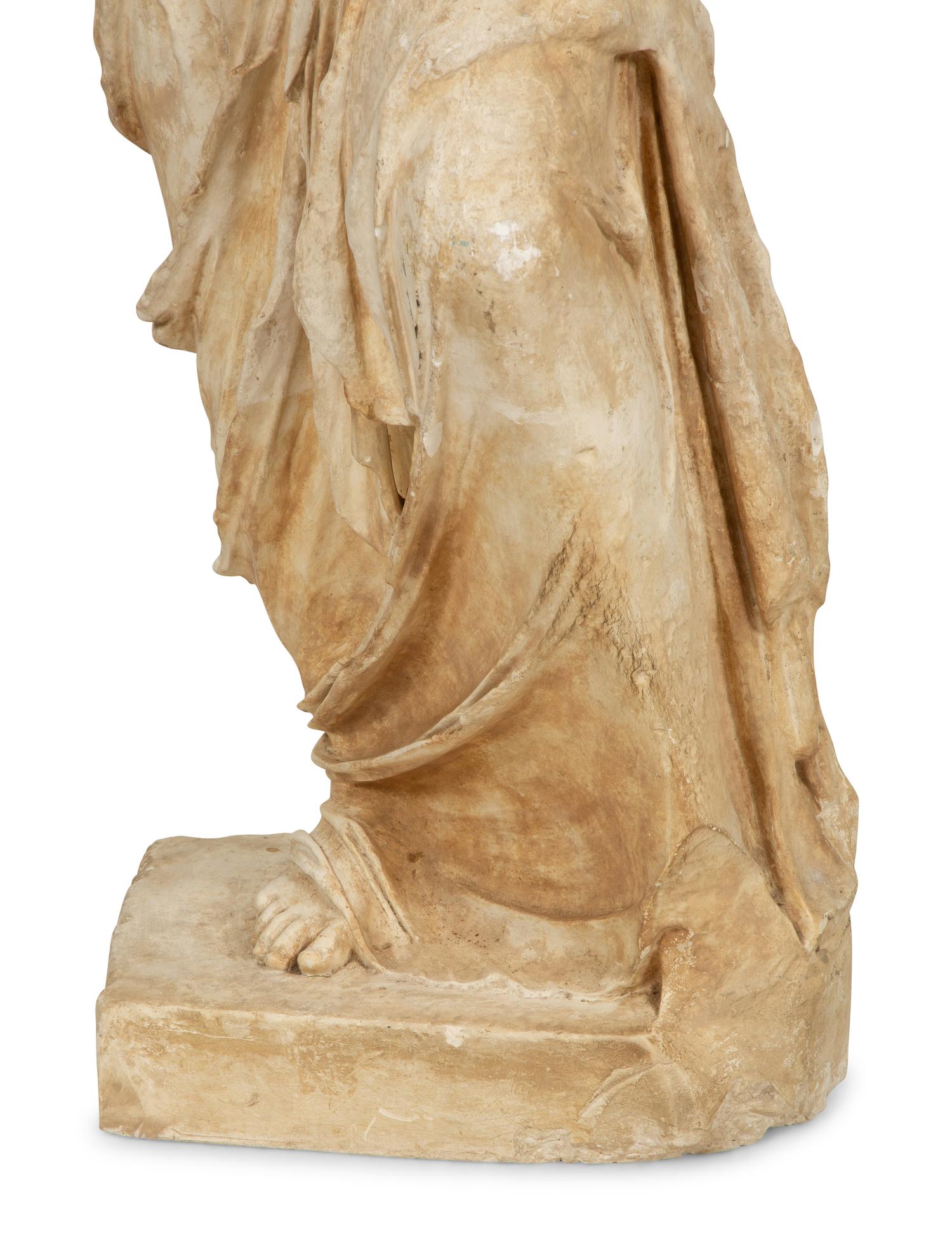 A Plaster Sculpture of Venus de Milo After the Antique From the Musee du Louvre, Atelier de Moulage