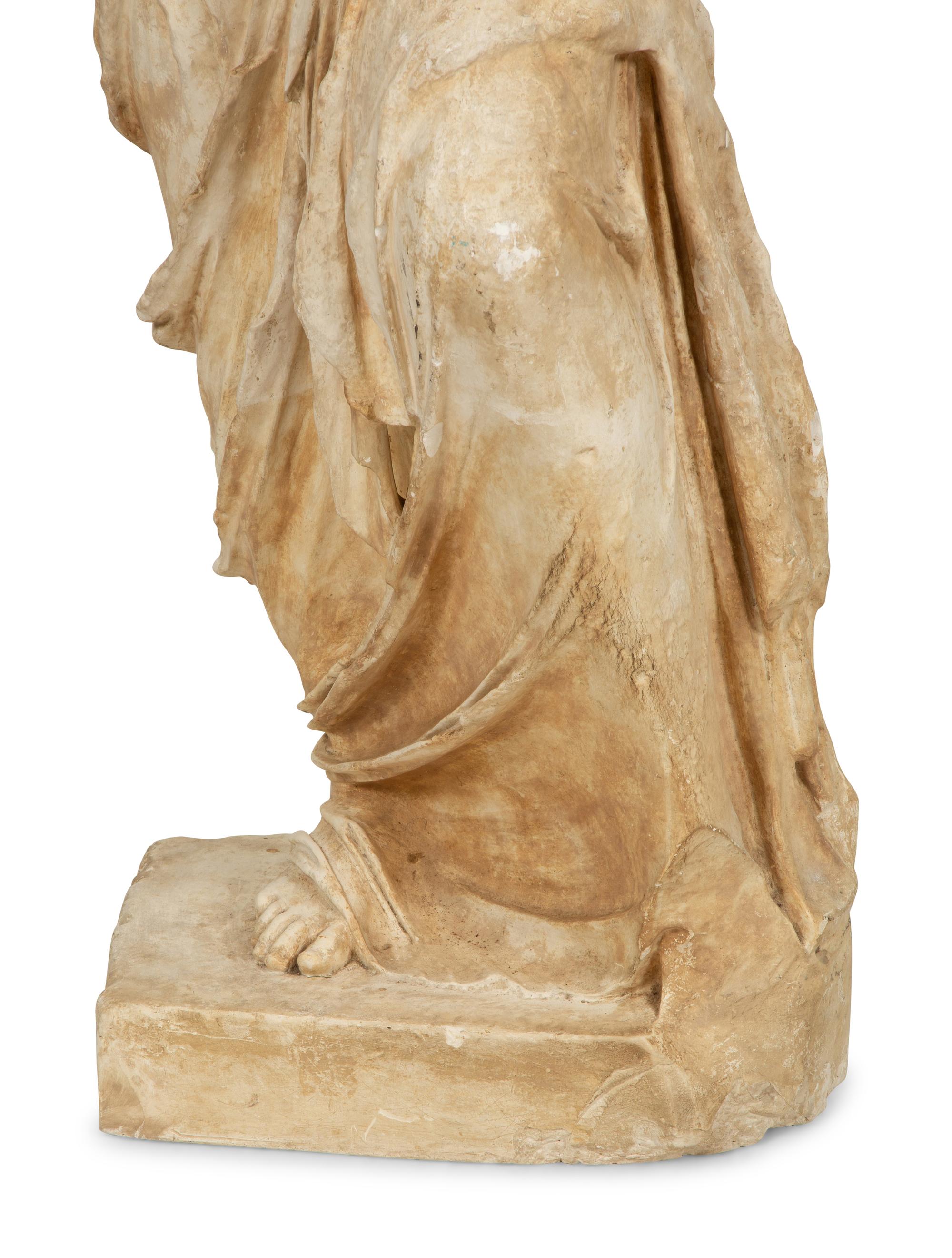 A Plaster Sculpture of Venus de Milo After the Antique From the Musee du Louvre, Atelier de Moulage