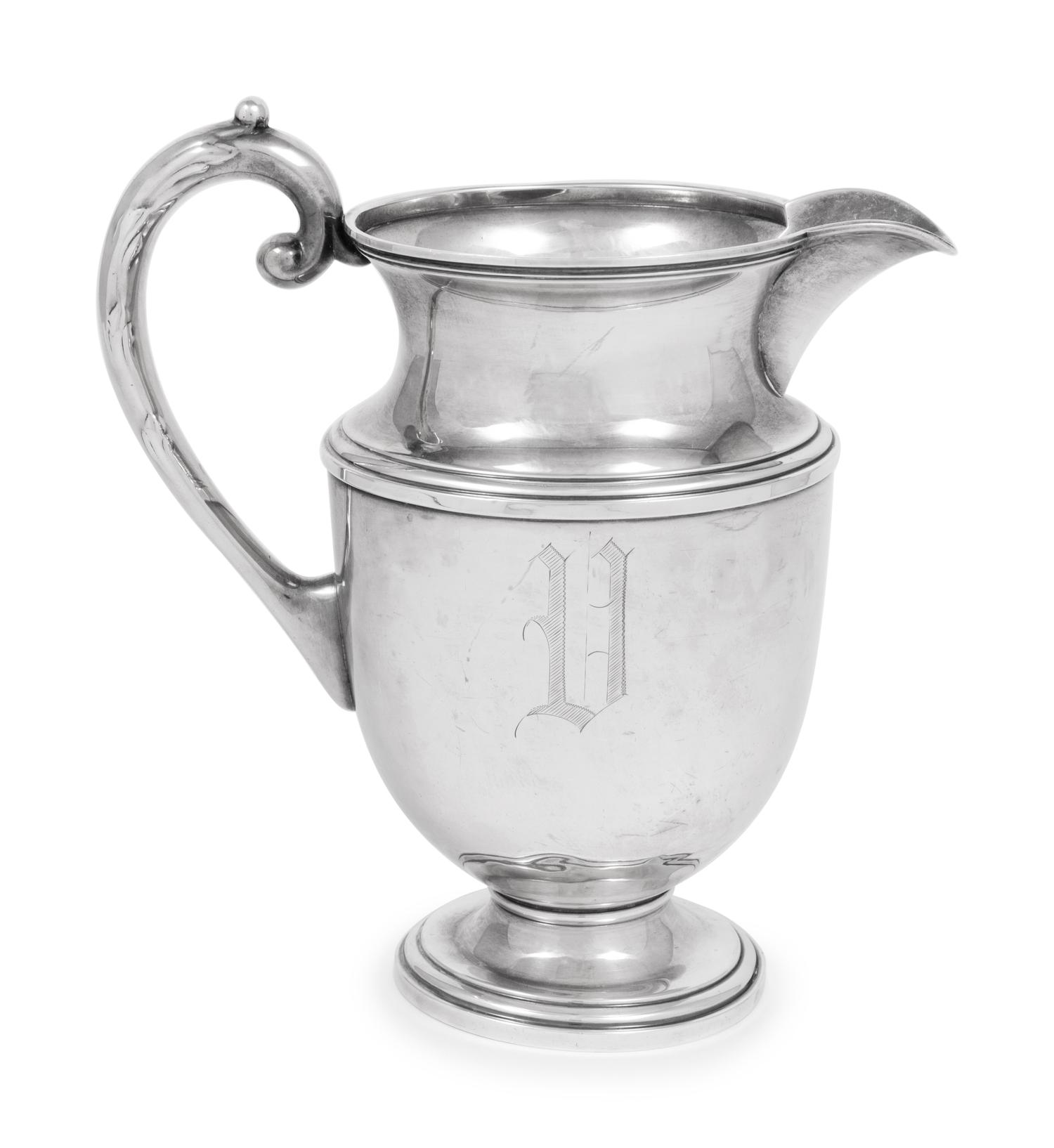 An American Silver Water Pitcher