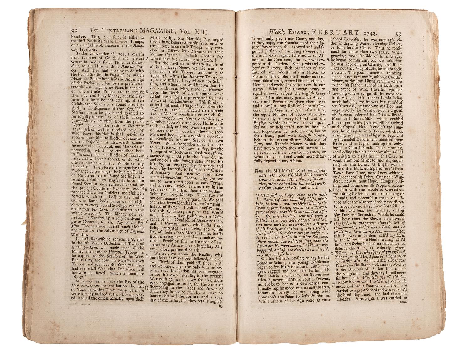 [SLAVERY & ABOLITION]. A group of 3 British pre-Civil War publications related to American slavery, comprising: