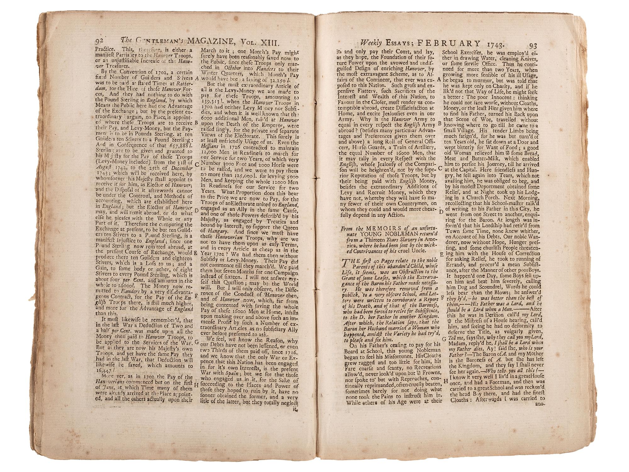 [SLAVERY & ABOLITION]. A group of 3 British pre-Civil War publications related to American slavery, comprising: