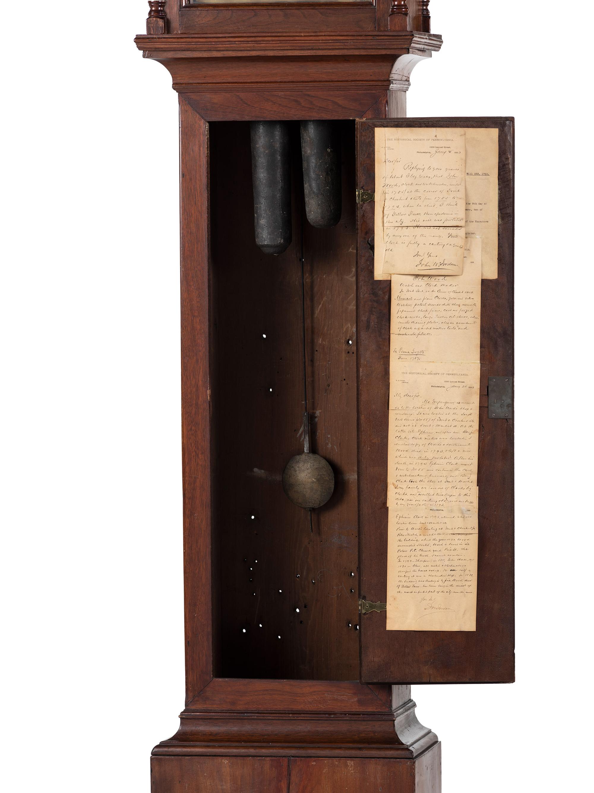 A William and Mary Walnut Tall Case Clock