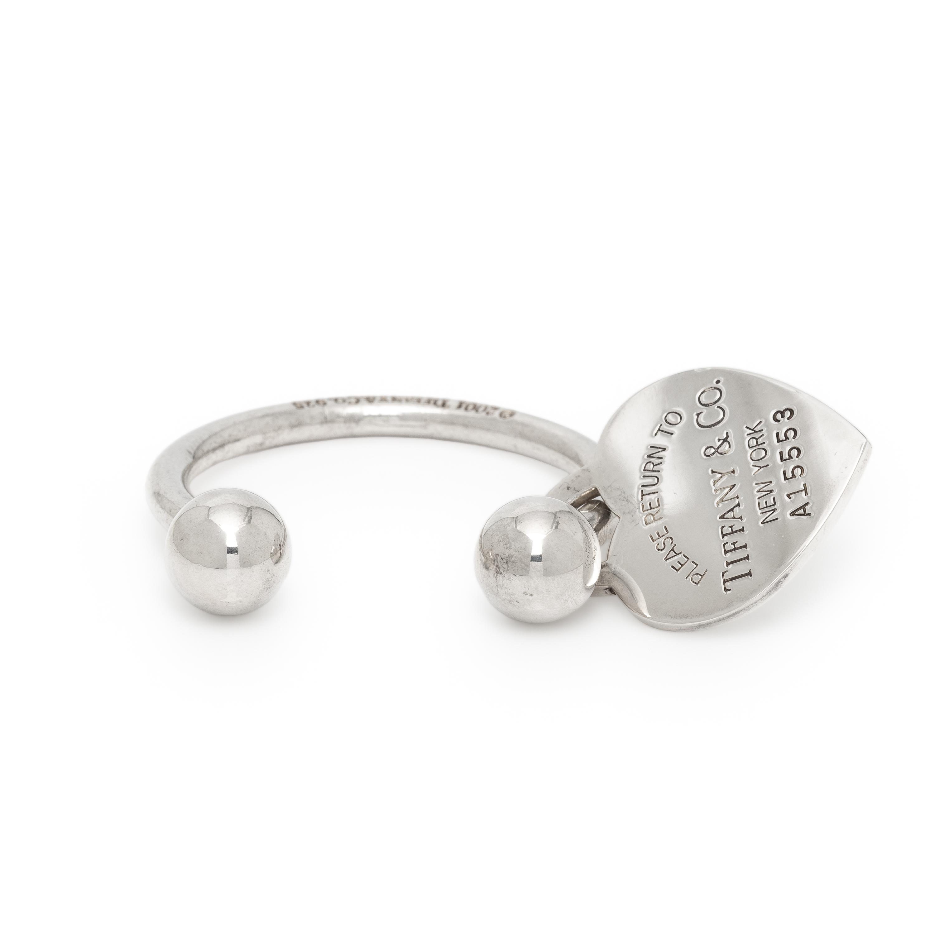 Tiffany & Co., Sterling Silver 'Return to Tiffany' Keyring