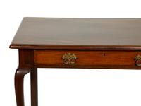A Queen Anne Style Mahogany Writing Table