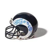 A Fearsome Foursome Signed Autograph Mini Helmet