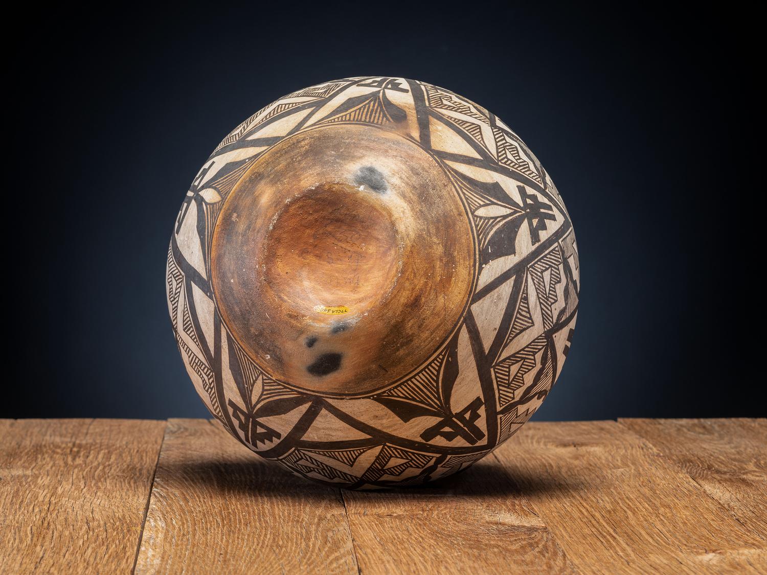 Acoma Polychrome Pottery Olla