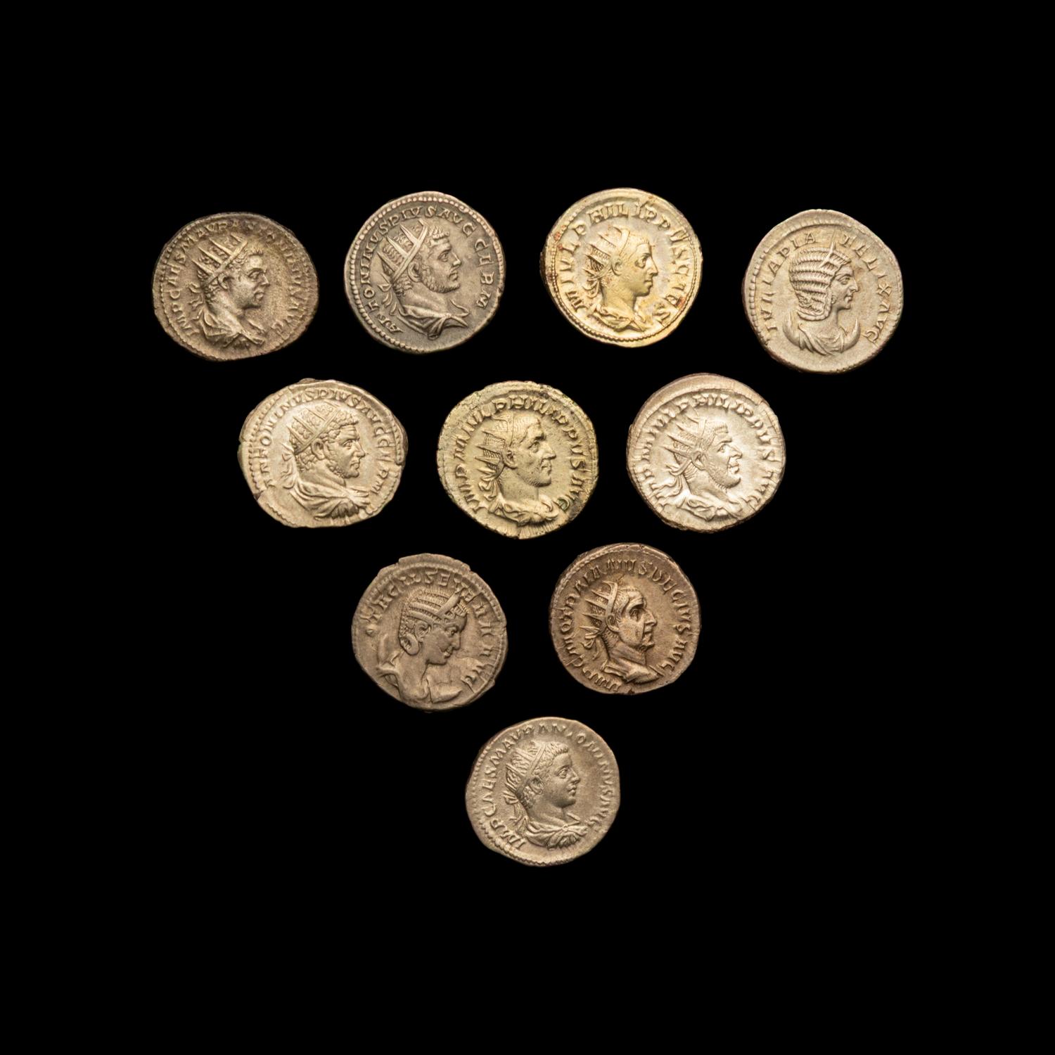 [ANCIENTS] A Collection of Ten Roman Empire Ar Antoninani