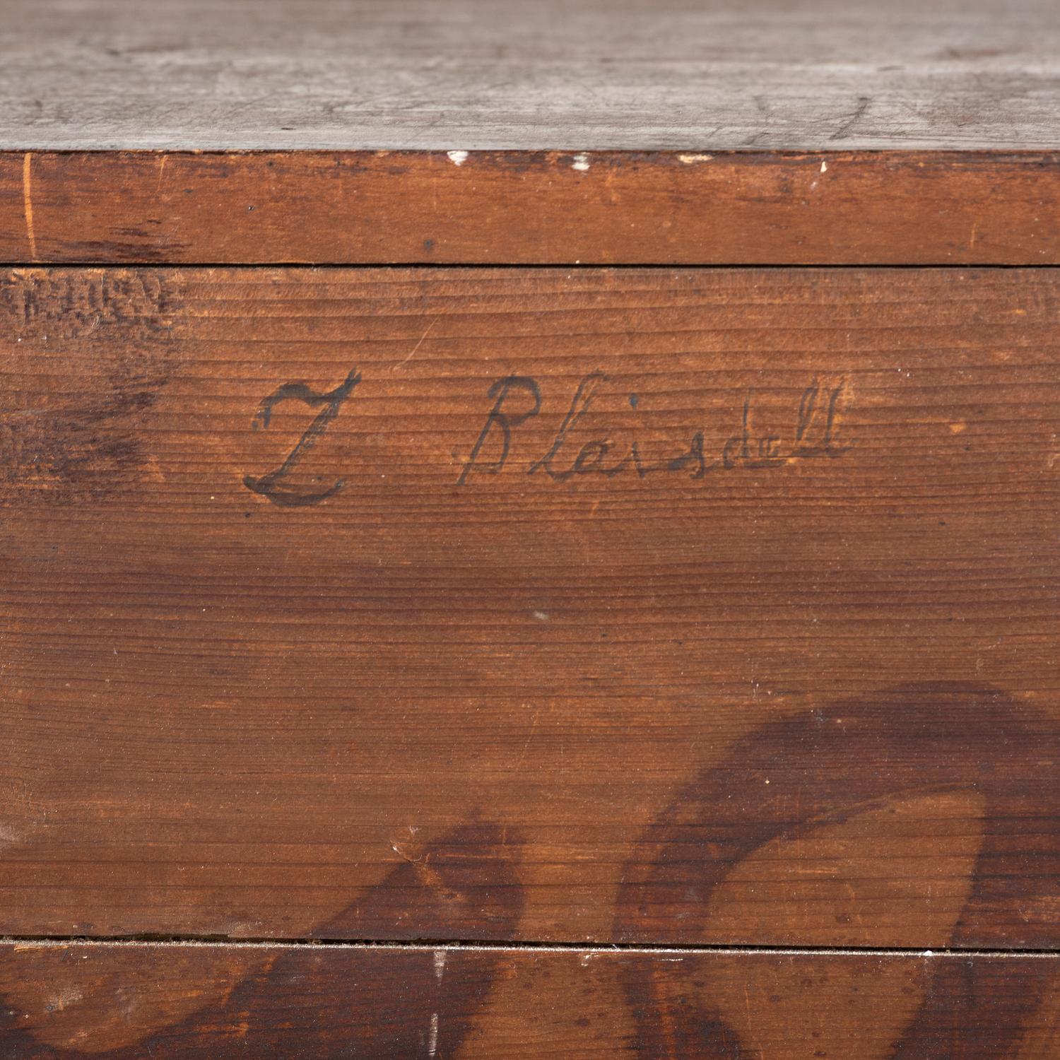 A Chippendale Stained Cherrywood Tall Chest of Drawers