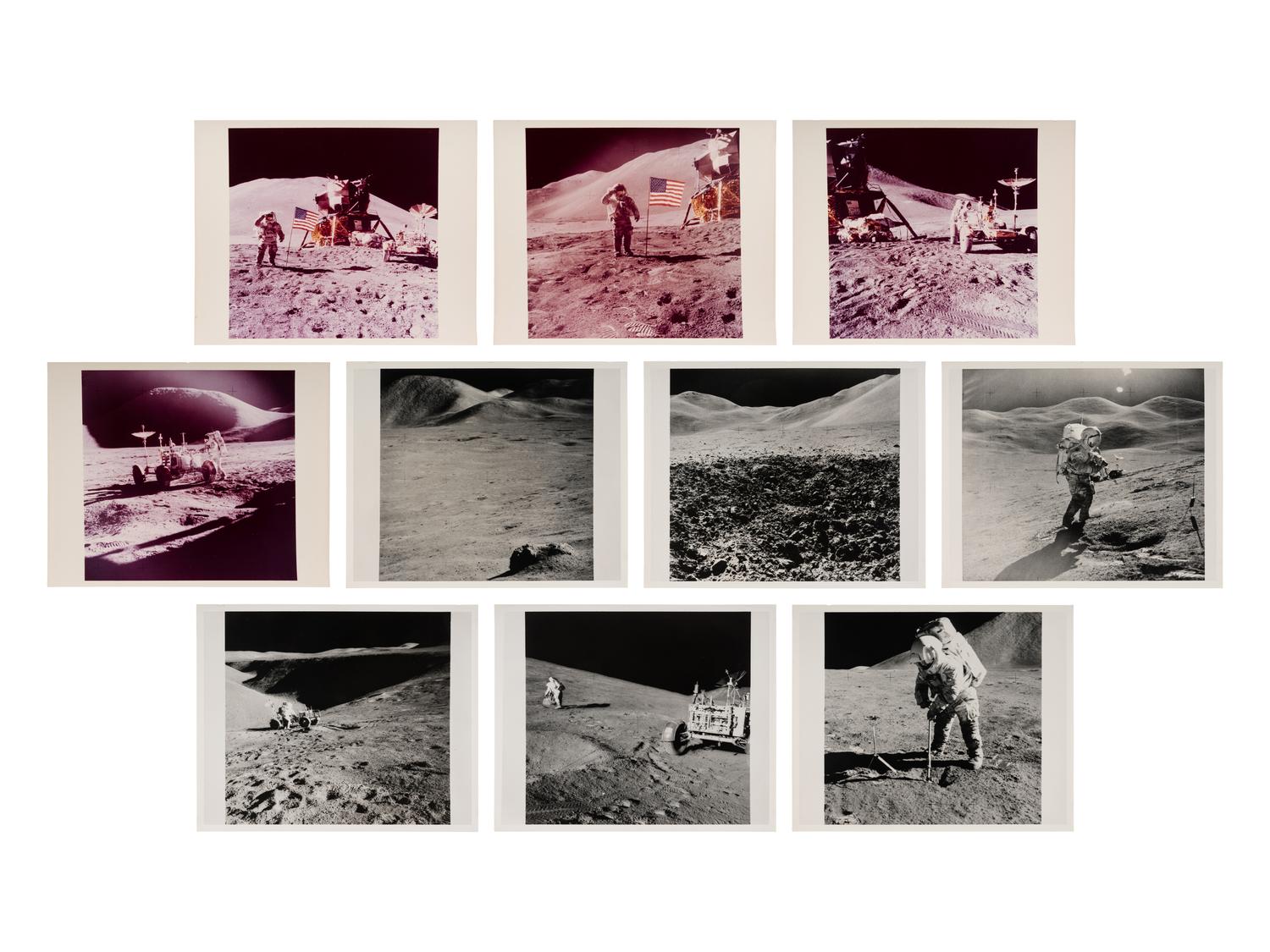 [NASA]. A group of 20 photographs related to the Apollo 15 mission. 1971.