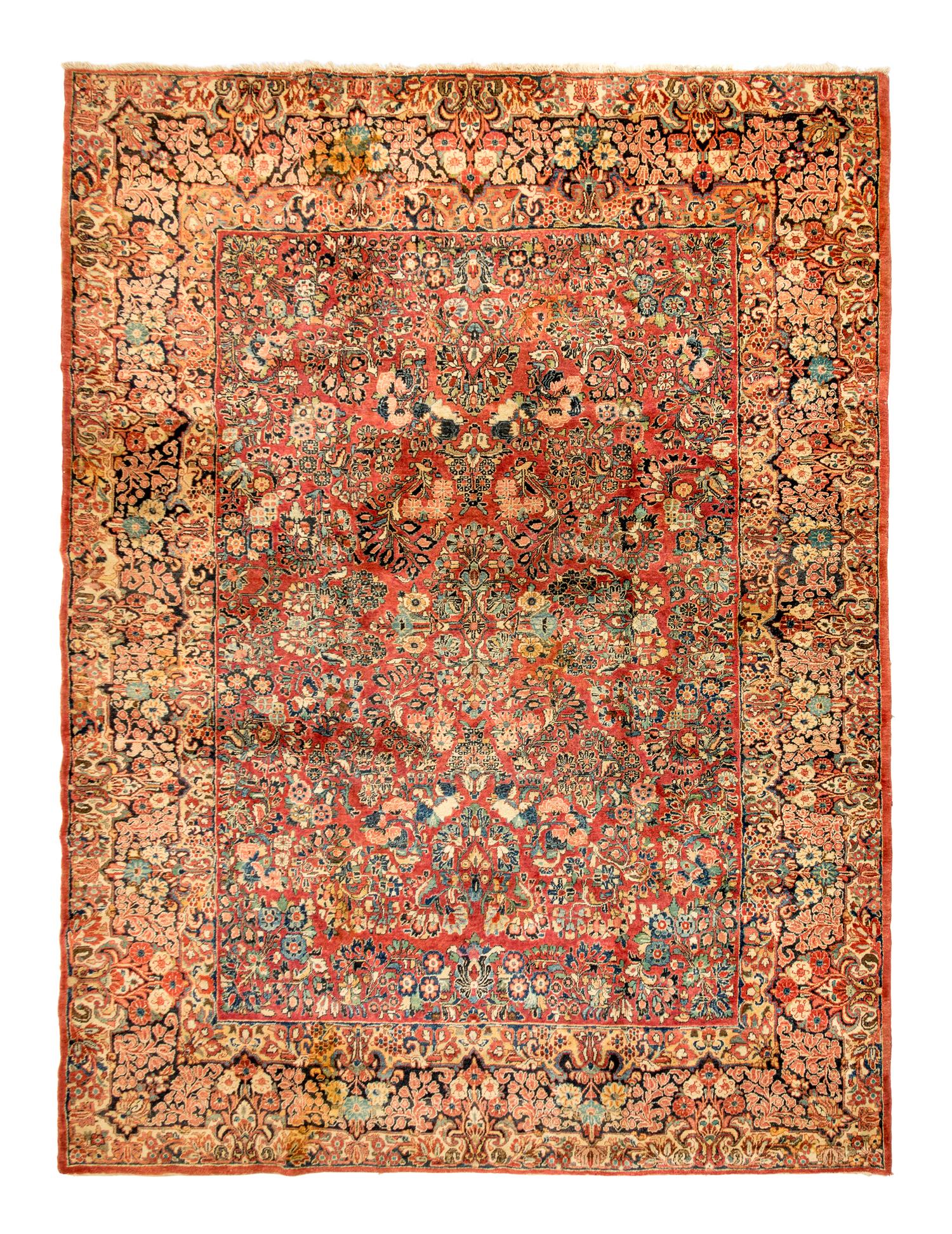 A Sarouk Wool Rug