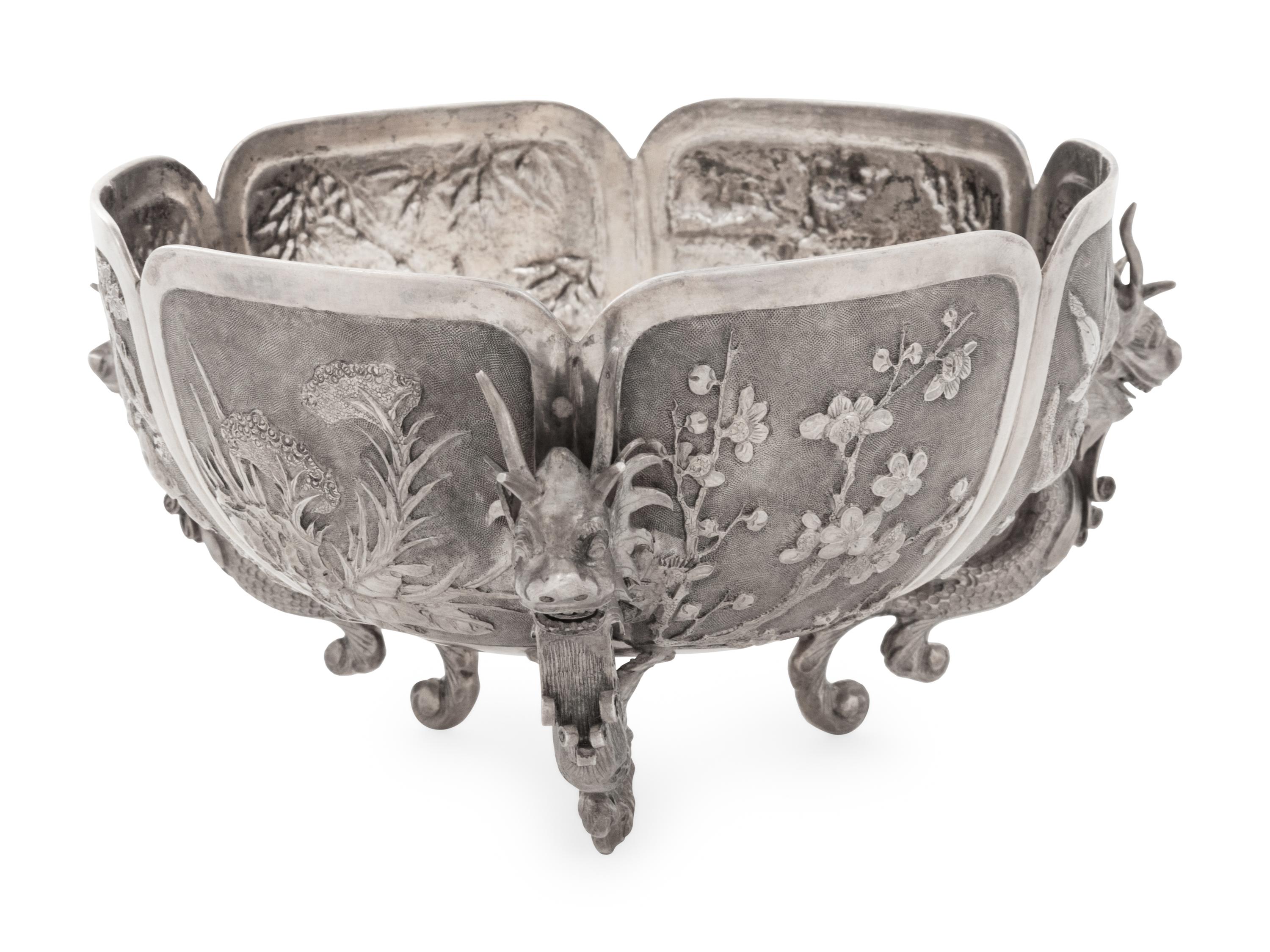 A Chinese Export Silver Bowl