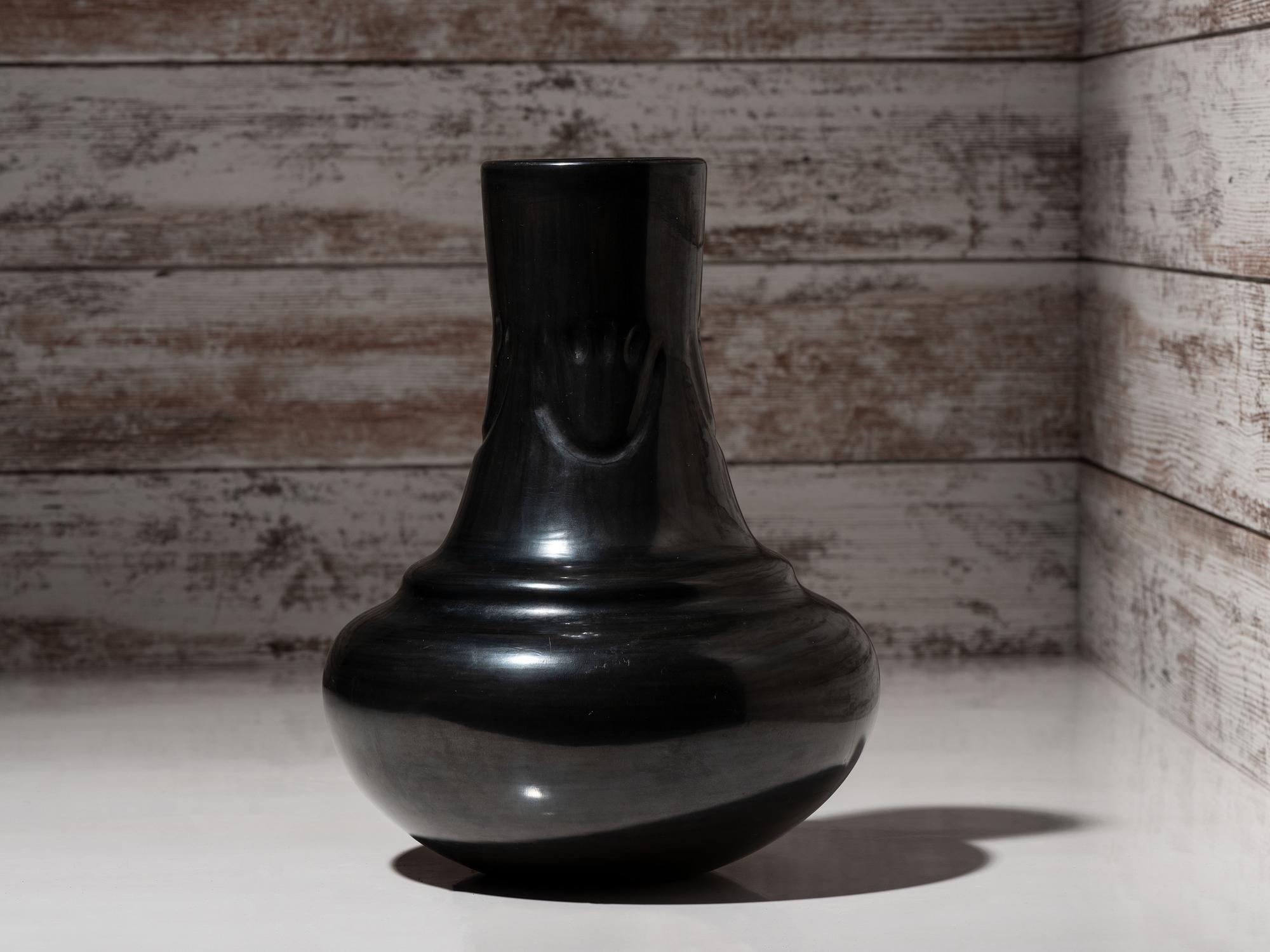 Blackware Pottery Vase