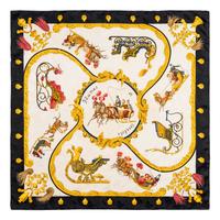 Hermès, Four Silk Scarves 90