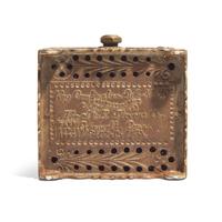 A Group of Five Safe-Form Cast-Iron Banks