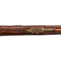 Contemporary Flintlock Jaeger Rifle in the Style of J. Hauer