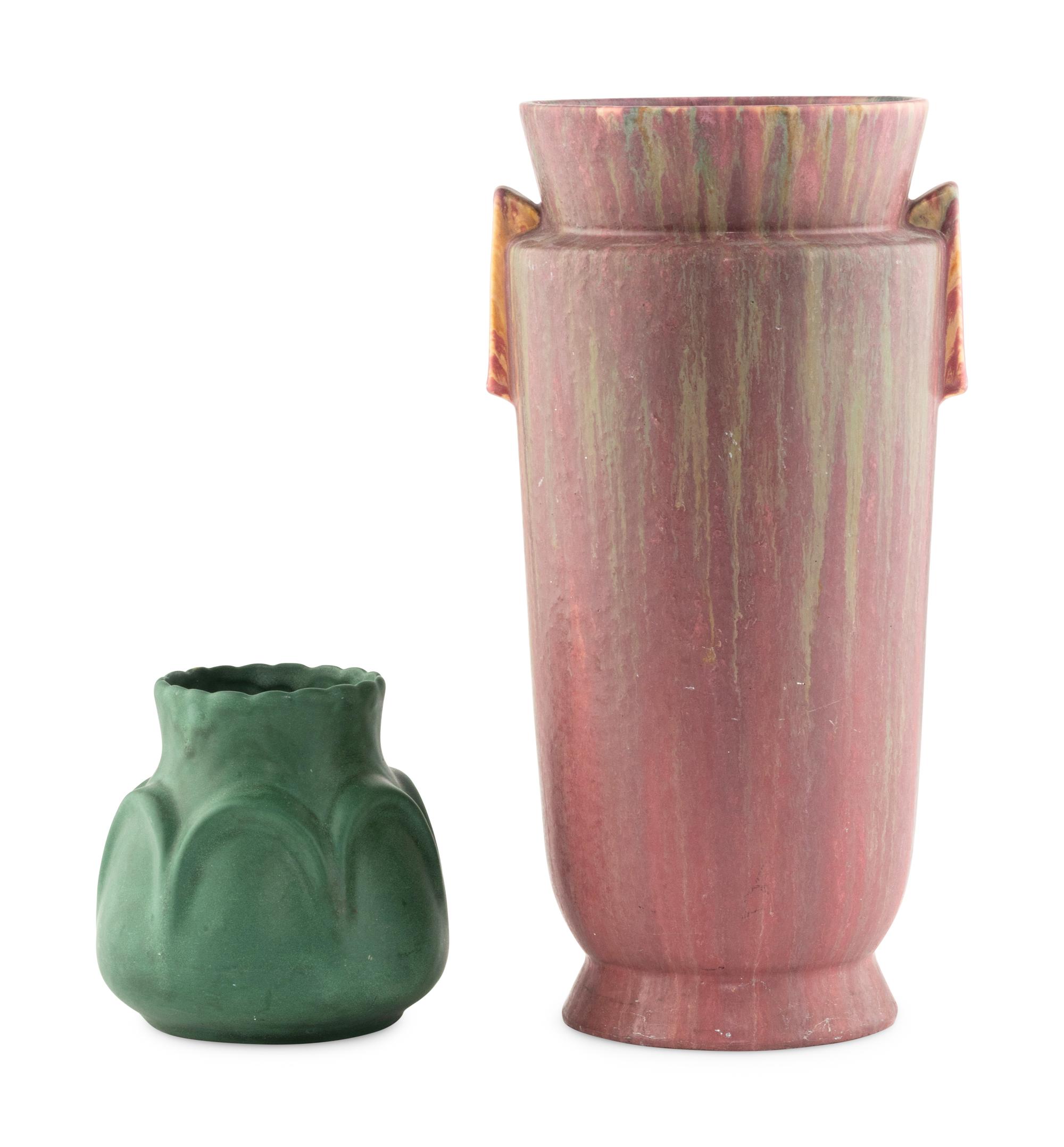 Two Roseville Pottery Vessels