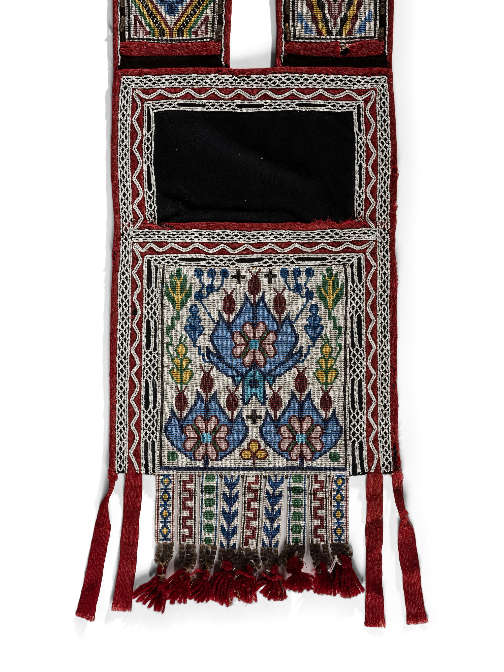Anishinaabe Loom Beaded Bandolier Bag