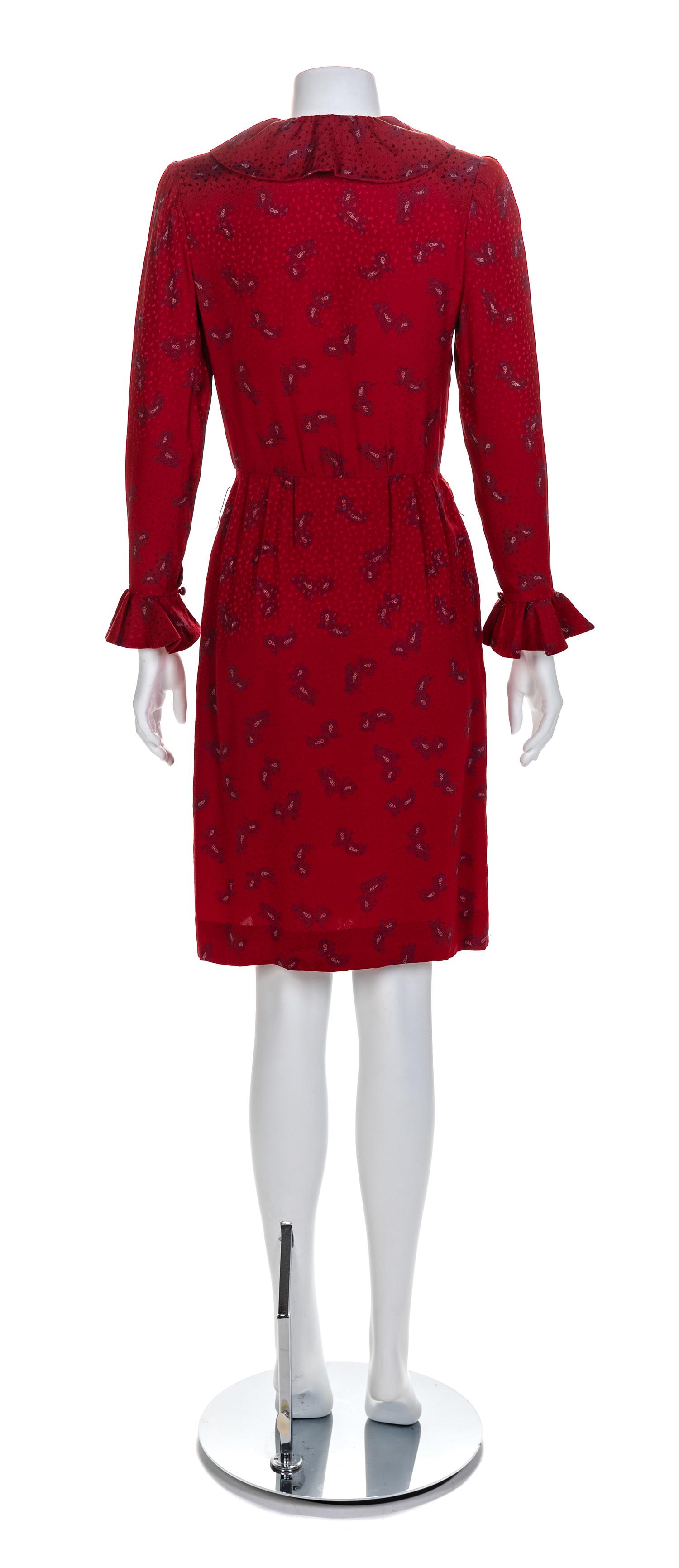 Nina Ricci Red Dress, 1980s