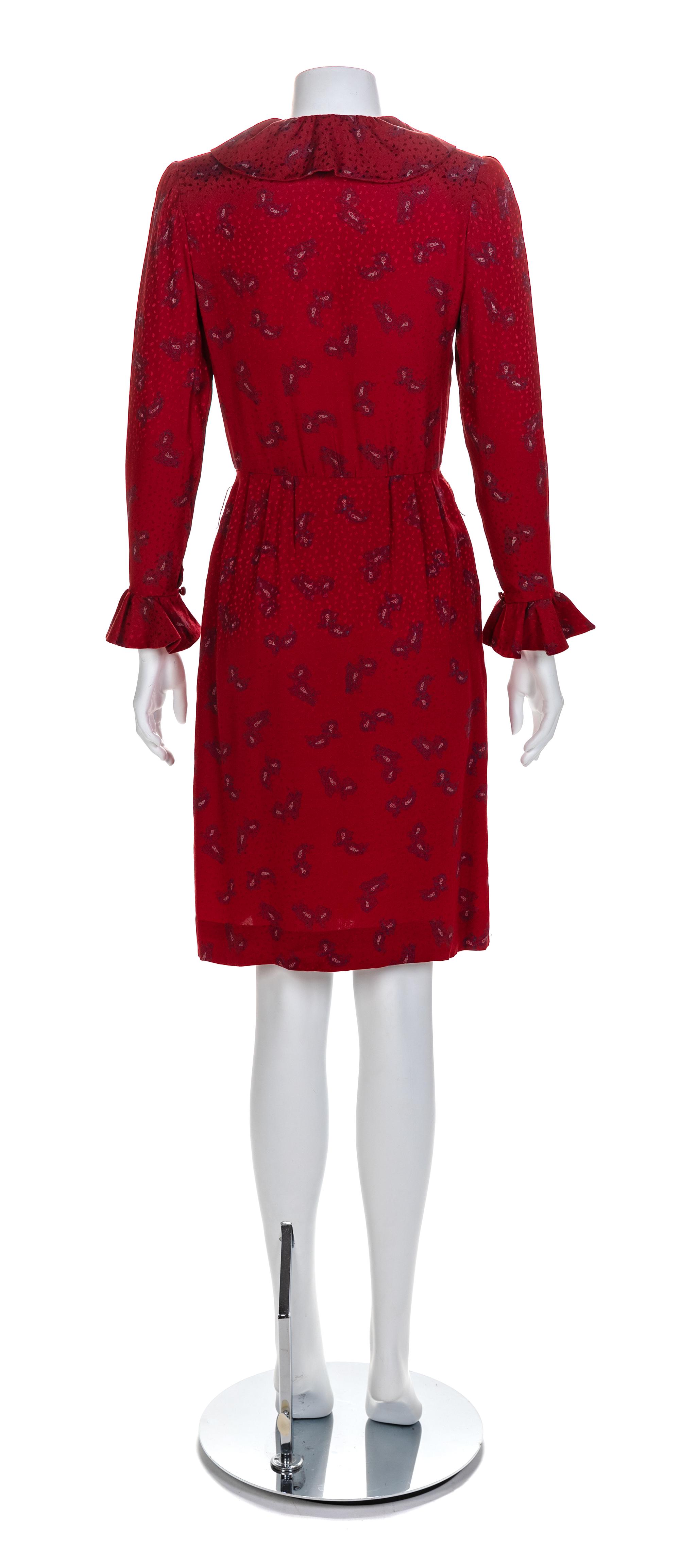 Nina Ricci Red Dress, 1980s
