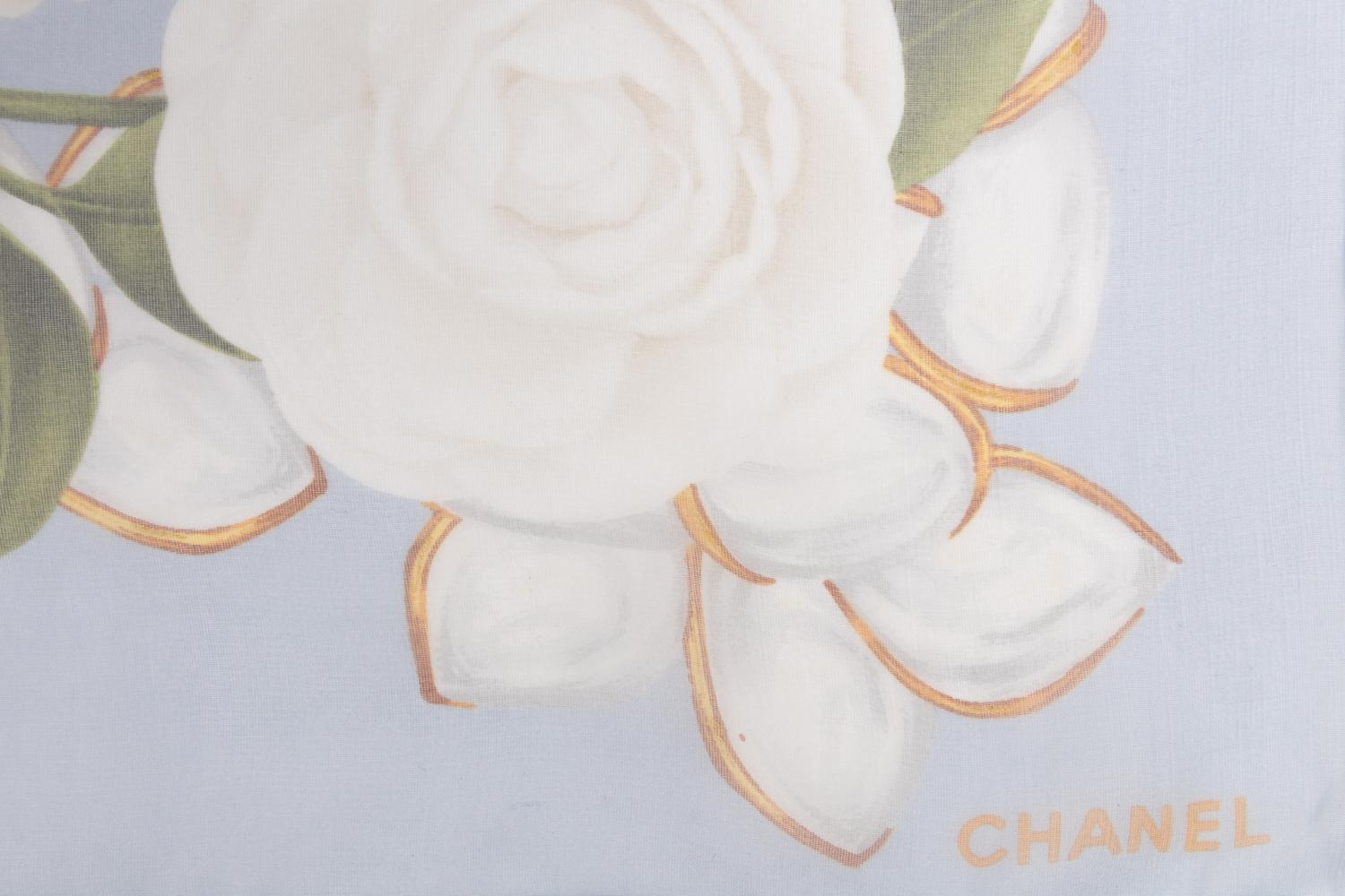 Three Chanel Silk Scarves