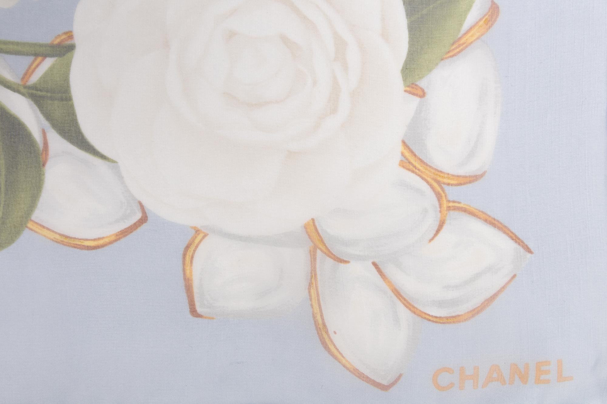 Three Chanel Silk Scarves