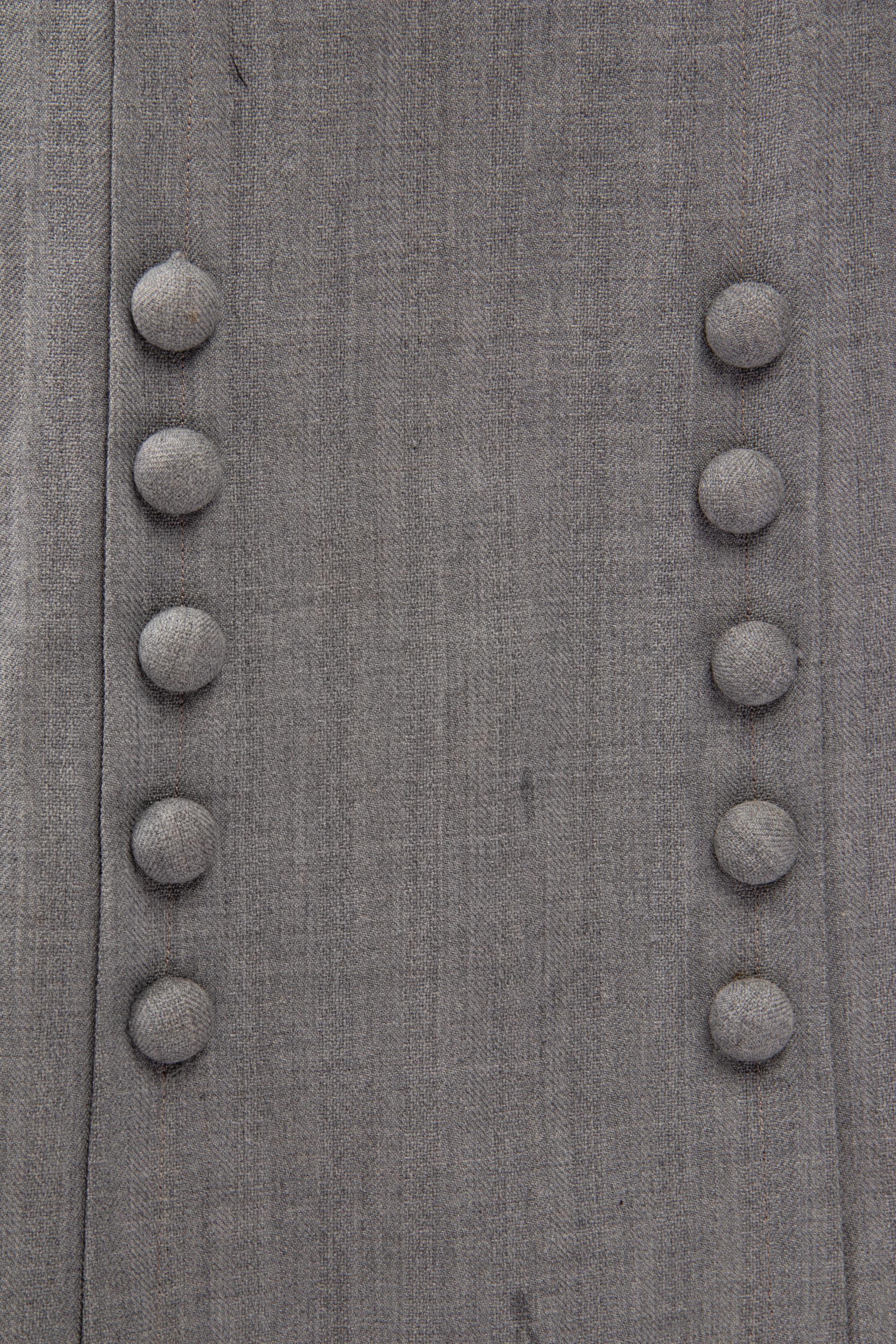 Three-Piece Wool Walking Suit, 1900-10s