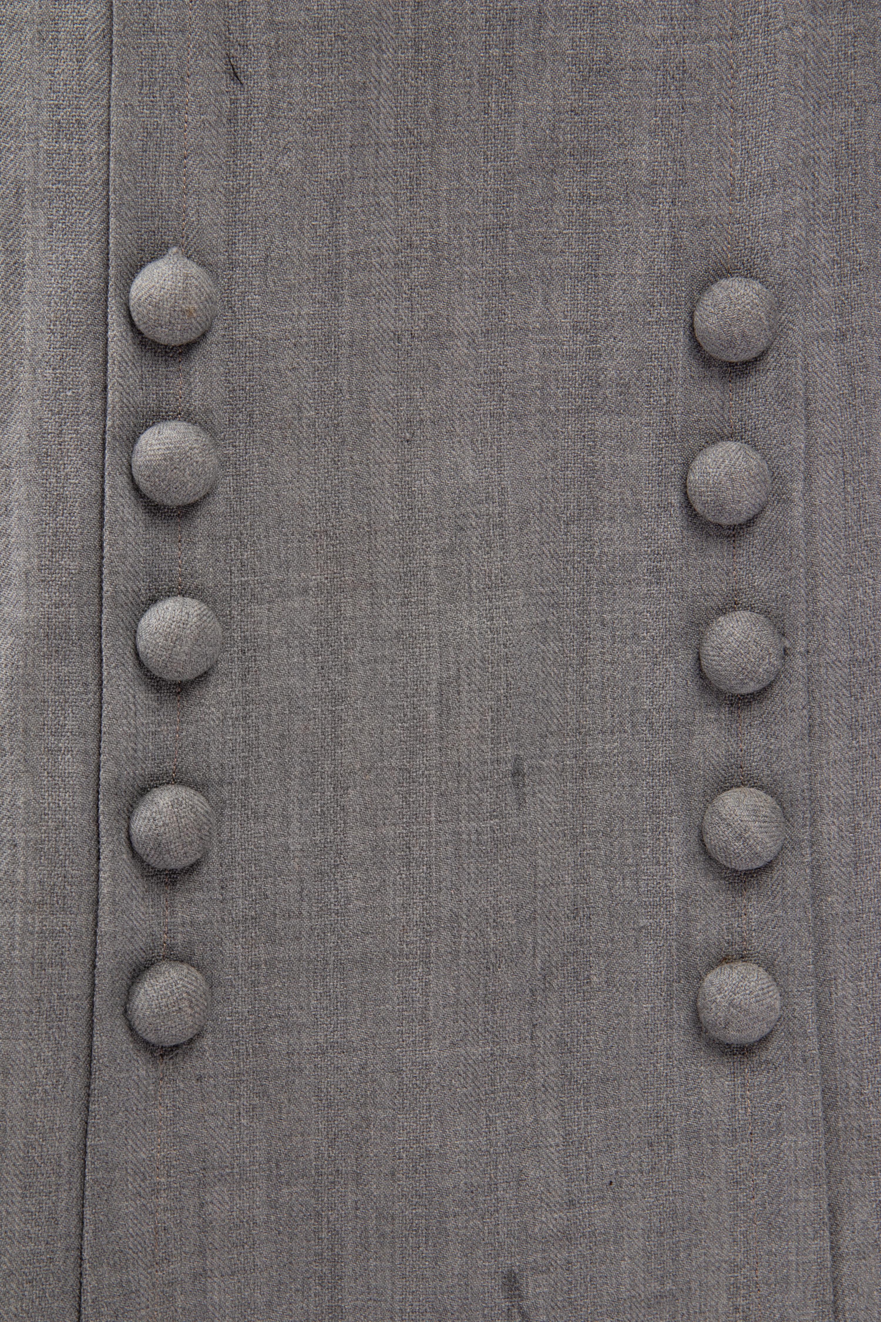 Three-Piece Wool Walking Suit, 1900-10s