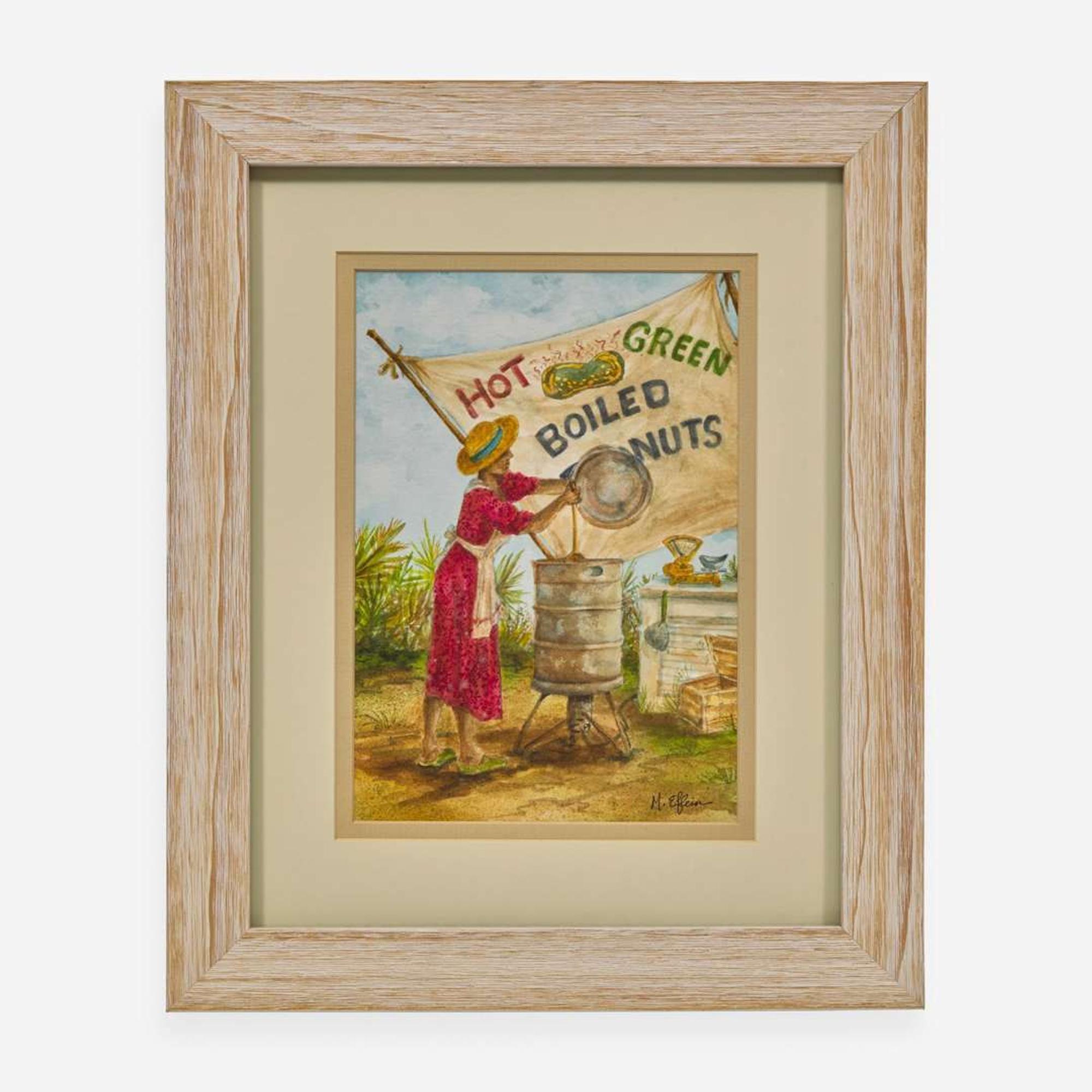 Marilyn Evans Eiflin (American, 20th Century) Hot Green Boiled Peanuts