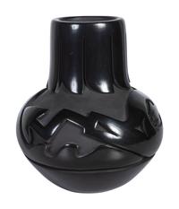 Blackware Pottery Vase