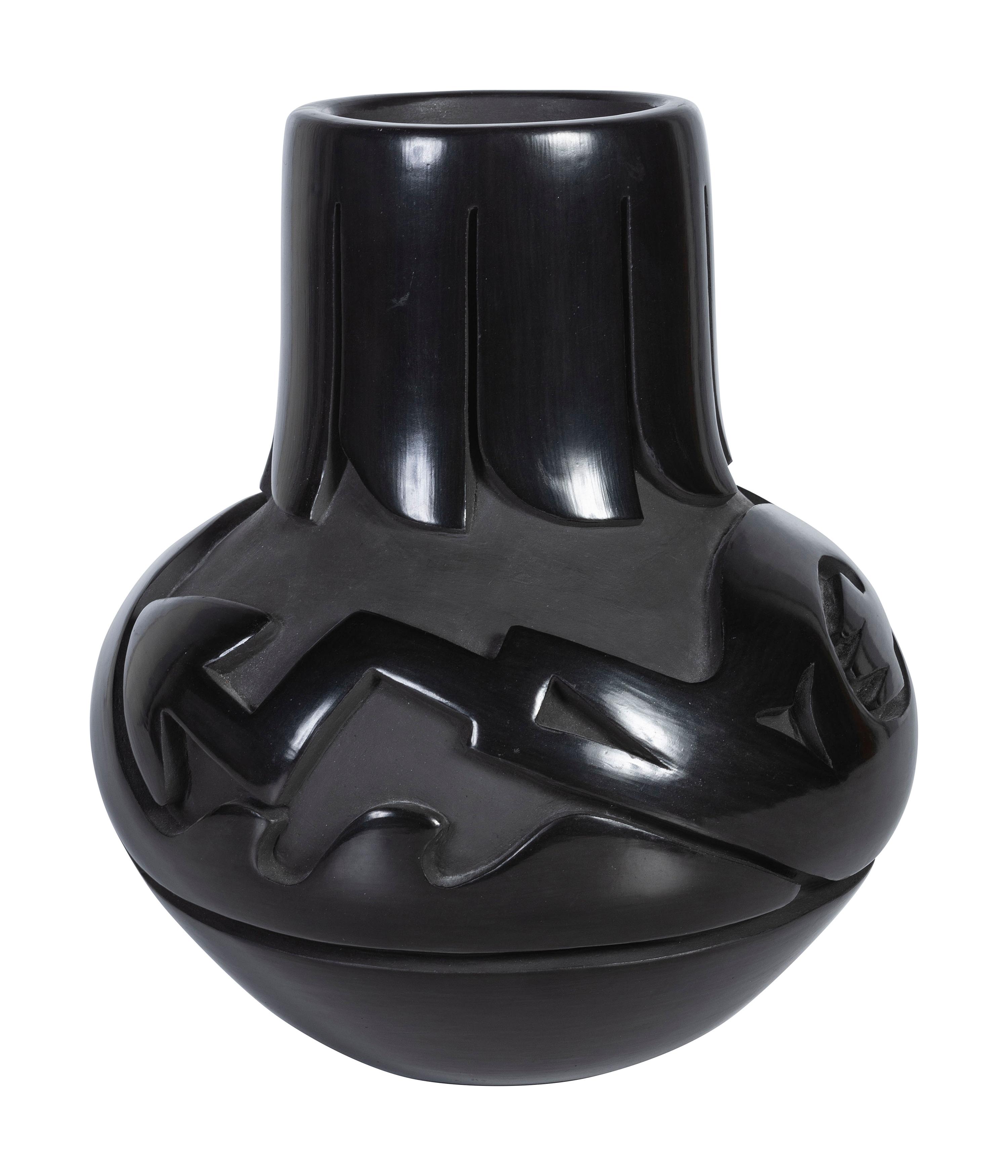 Blackware Pottery Vase