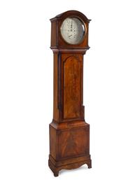A Regency Mahogany Tall Case Clock
